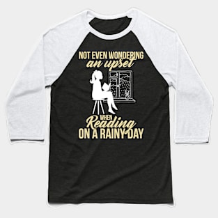 Reading on a rainy day Baseball T-Shirt